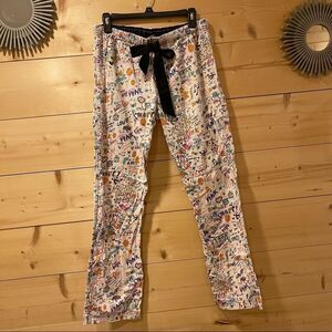VS PINK rare doodle detailed pants XS